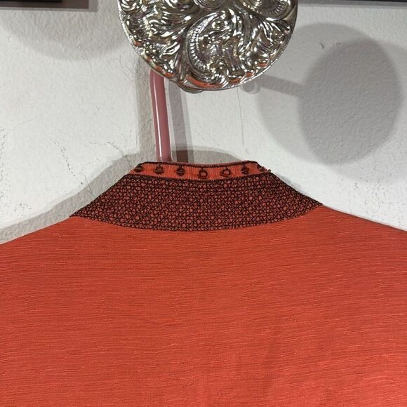 (A5) SILKLAND 3/4 sleeve beaded shantung silk evening jacket size M - Picture 10 of 16